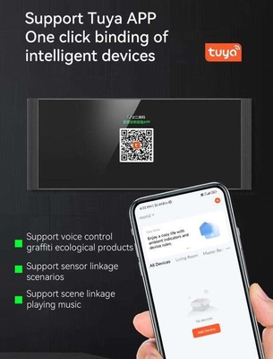 Glomarket 12 inch Multifunctionele muziekgasheer Touch Screen Zigbee Gateway Muur Centrale bedieningspaneel voor intelligente scènes Schakelaar