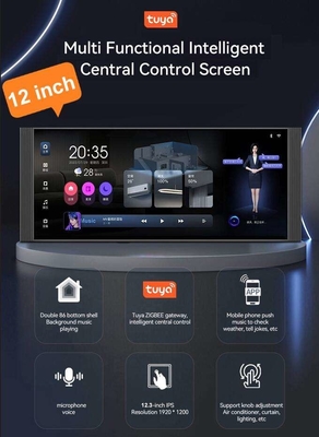 Glomarket 12 inch Multifunctionele muziekgasheer Touch Screen Zigbee Gateway Muur Centrale bedieningspaneel voor intelligente scènes Schakelaar