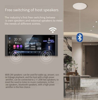 Glomarket 12 inch Multifunctionele muziekgasheer Touch Screen Zigbee Gateway Muur Centrale bedieningspaneel voor intelligente scènes Schakelaar