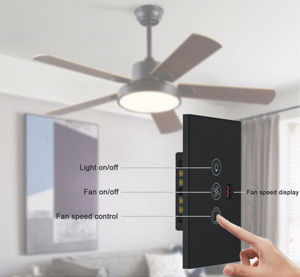 Glomarket Tuya Wifi Smart Fan Switch Tuya Smart Switch Fan Speed Light On Off Voice Control Control Switch EU/US Standard